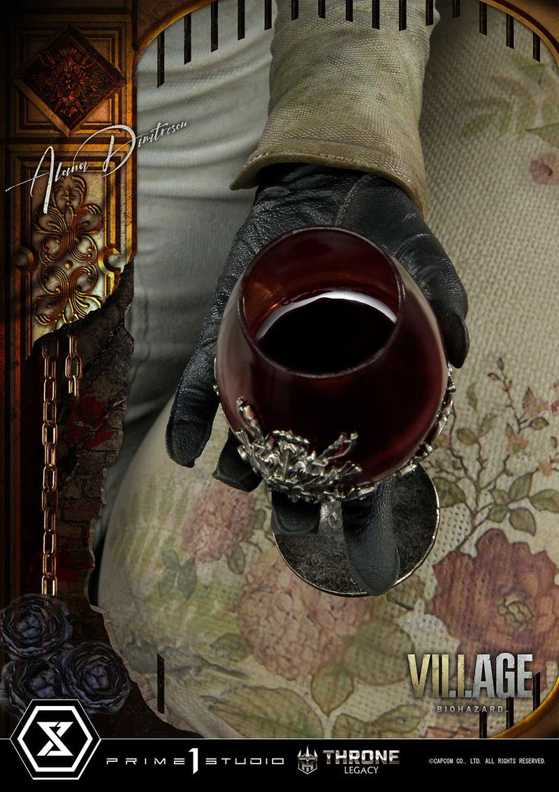 Throne Legacy Resident Evil Village 1/4 Scale Statue: Alcina Dimitrescu image 20