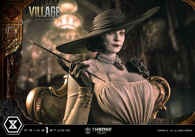 Throne Legacy Resident Evil Village 1/4 Scale Statue: Alcina Dimitrescu image 22