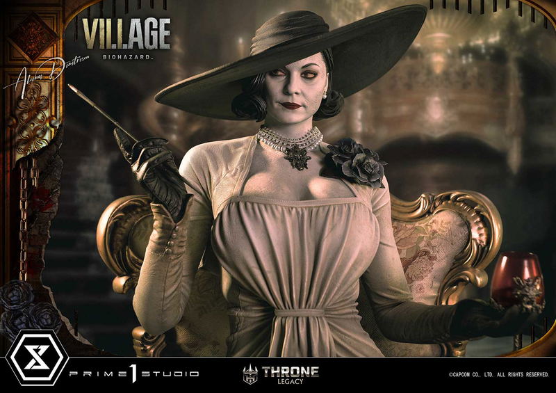 Throne Legacy Resident Evil Village 1/4 Scale Statue: Alcina Dimitrescu image 23