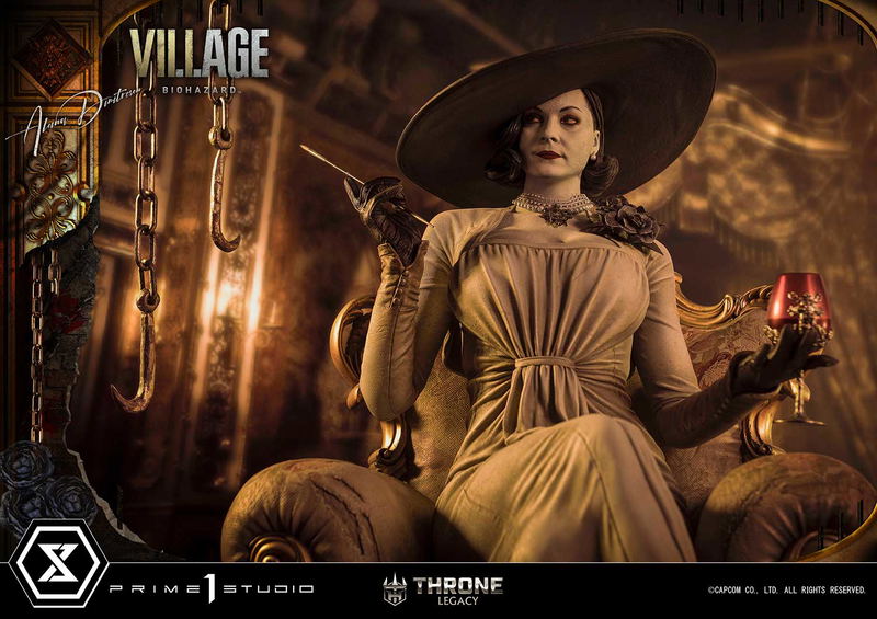 Throne Legacy Resident Evil Village 1/4 Scale Statue: Alcina Dimitrescu image 25