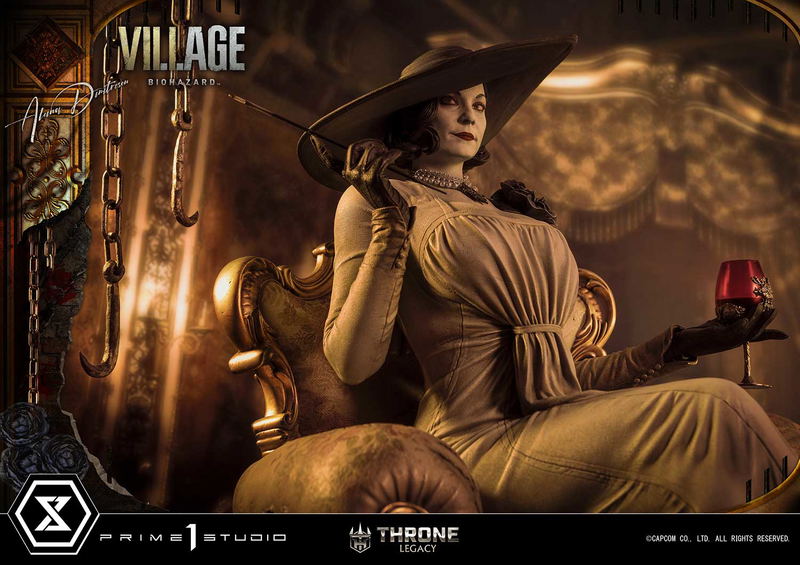 Throne Legacy Resident Evil Village 1/4 Scale Statue: Alcina Dimitrescu image 26