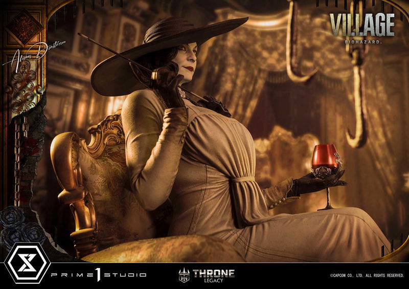Throne Legacy Resident Evil Village 1/4 Scale Statue: Alcina Dimitrescu image 27