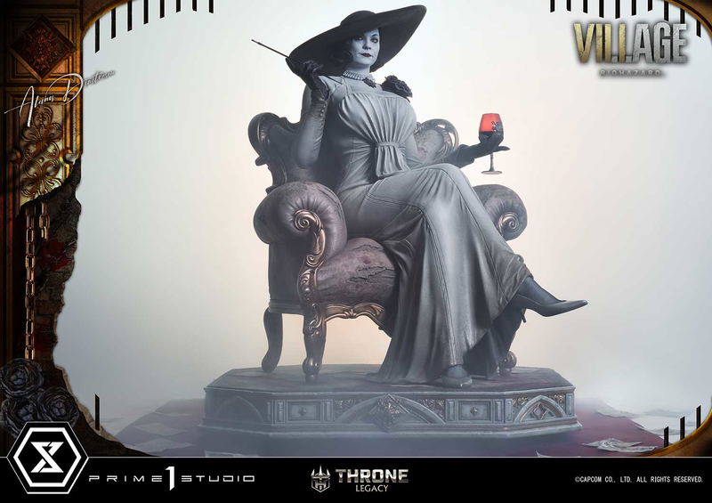 Throne Legacy Resident Evil Village 1/4 Scale Statue: Alcina Dimitrescu image 31