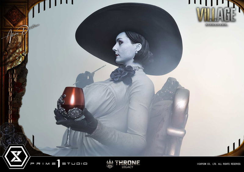 Throne Legacy Resident Evil Village 1/4 Scale Statue: Alcina Dimitrescu image 32