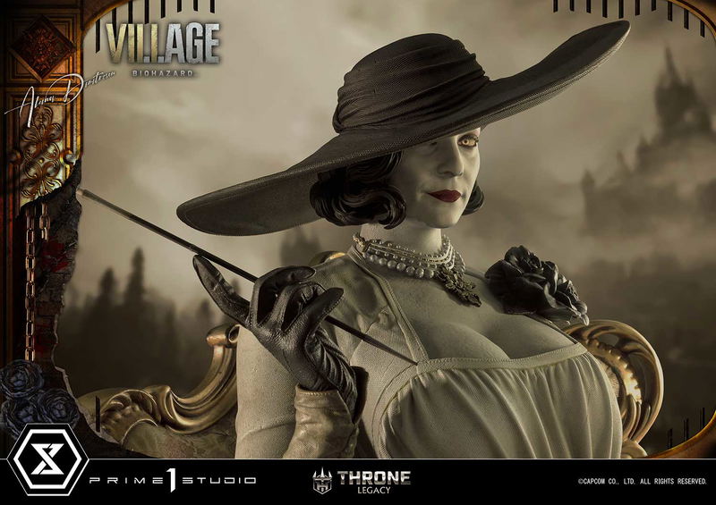Throne Legacy Resident Evil Village 1/4 Scale Statue: Alcina Dimitrescu image 33