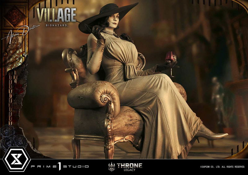 Throne Legacy Resident Evil Village 1/4 Scale Statue: Alcina Dimitrescu image 35
