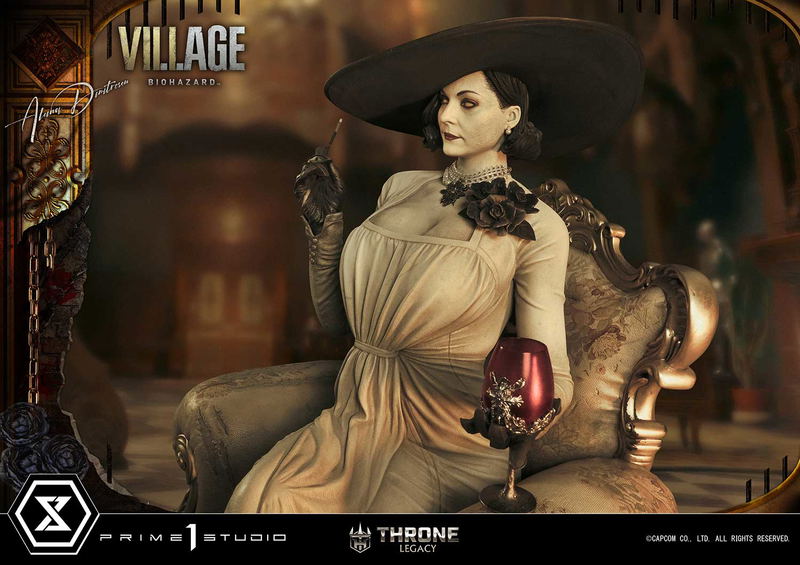 Throne Legacy Resident Evil Village 1/4 Scale Statue: Alcina Dimitrescu image 36