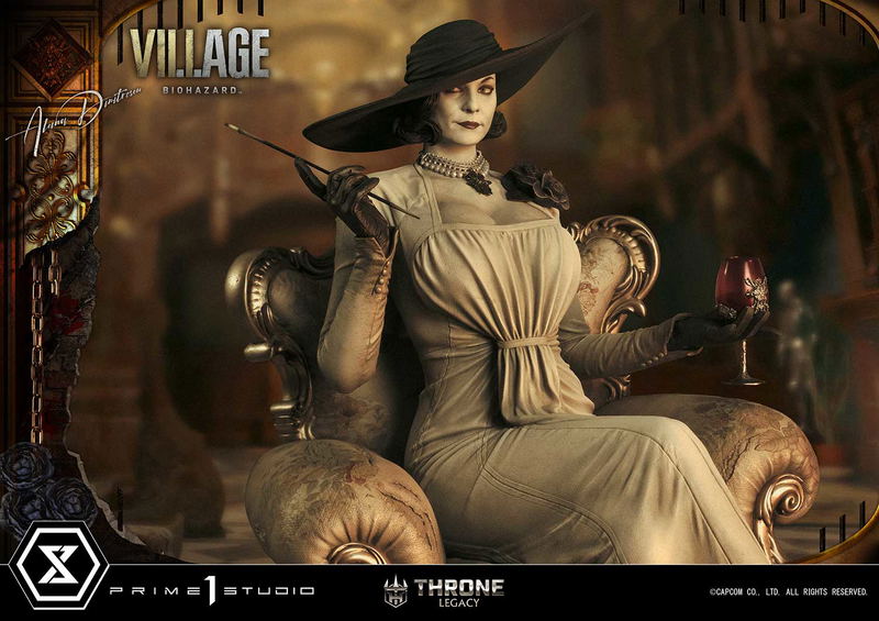 Throne Legacy Resident Evil Village 1/4 Scale Statue: Alcina Dimitrescu image 38