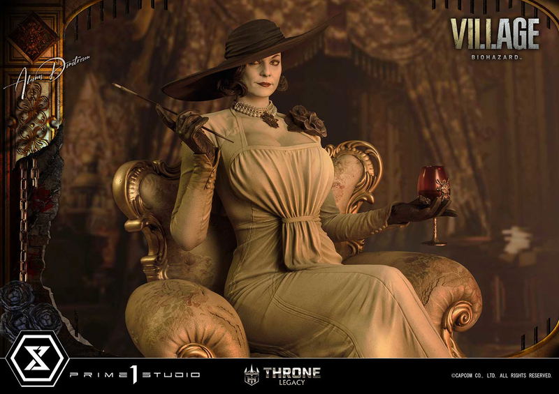 Throne Legacy Resident Evil Village 1/4 Scale Statue: Alcina Dimitrescu image 40