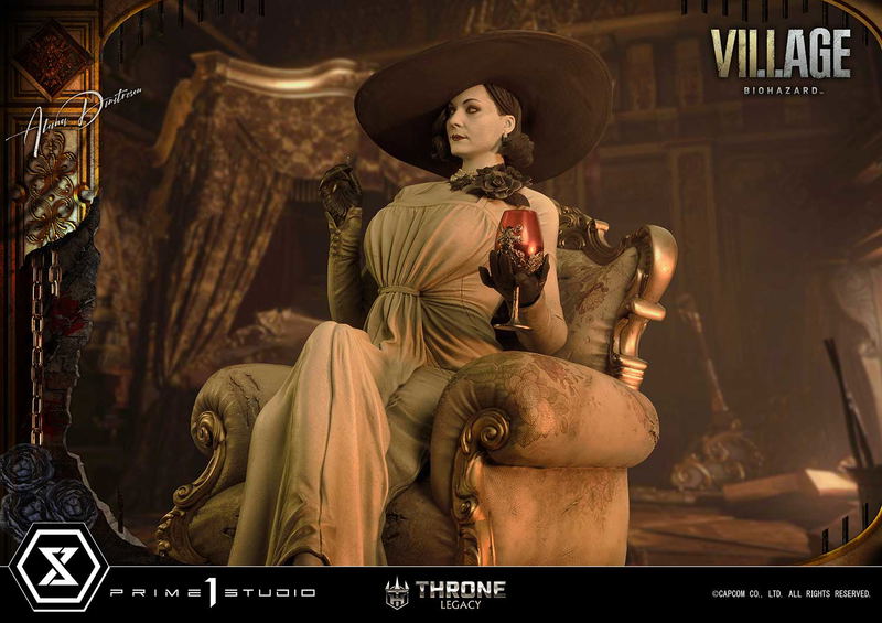Throne Legacy Resident Evil Village 1/4 Scale Statue: Alcina Dimitrescu image 41