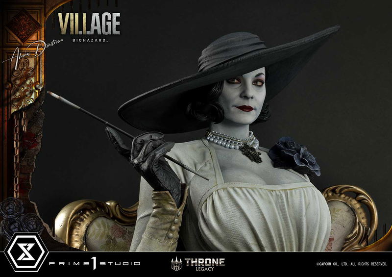 Throne Legacy Resident Evil Village 1/4 Scale Statue: Alcina Dimitrescu image 42
