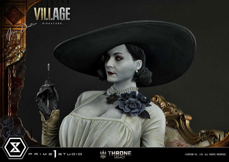 Throne Legacy Resident Evil Village 1/4 Scale Statue: Alcina Dimitrescu image 43