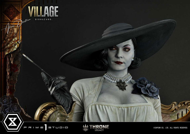 Throne Legacy Resident Evil Village 1/4 Scale Statue: Alcina Dimitrescu image 44