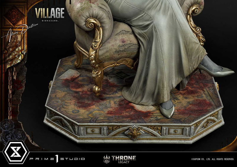Throne Legacy Resident Evil Village 1/4 Scale Statue: Alcina Dimitrescu image 46