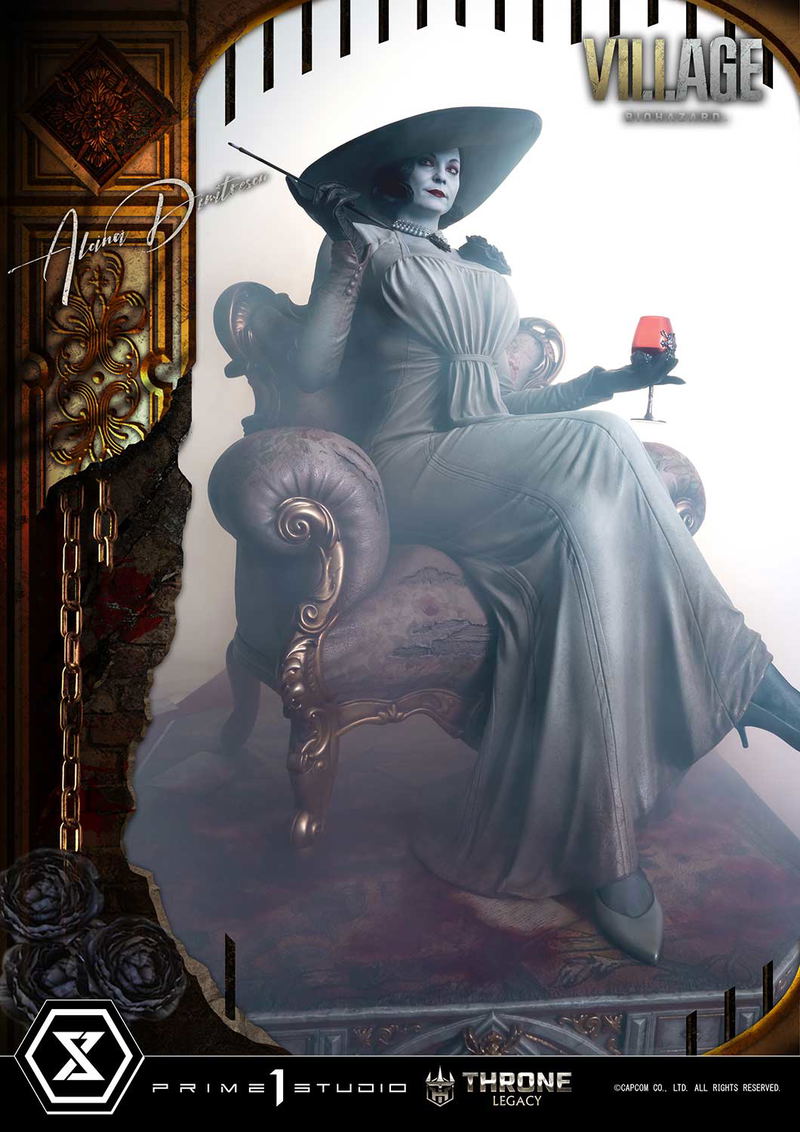 Throne Legacy Resident Evil Village 1/4 Scale Statue: Alcina Dimitrescu image 4