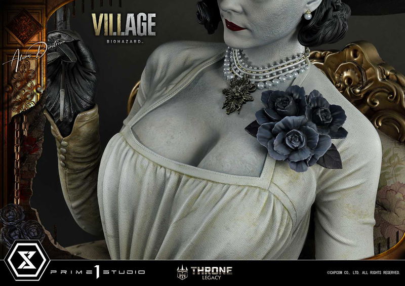 Throne Legacy Resident Evil Village 1/4 Scale Statue: Alcina Dimitrescu image 52