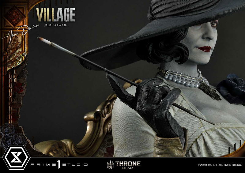 Throne Legacy Resident Evil Village 1/4 Scale Statue: Alcina Dimitrescu image 53