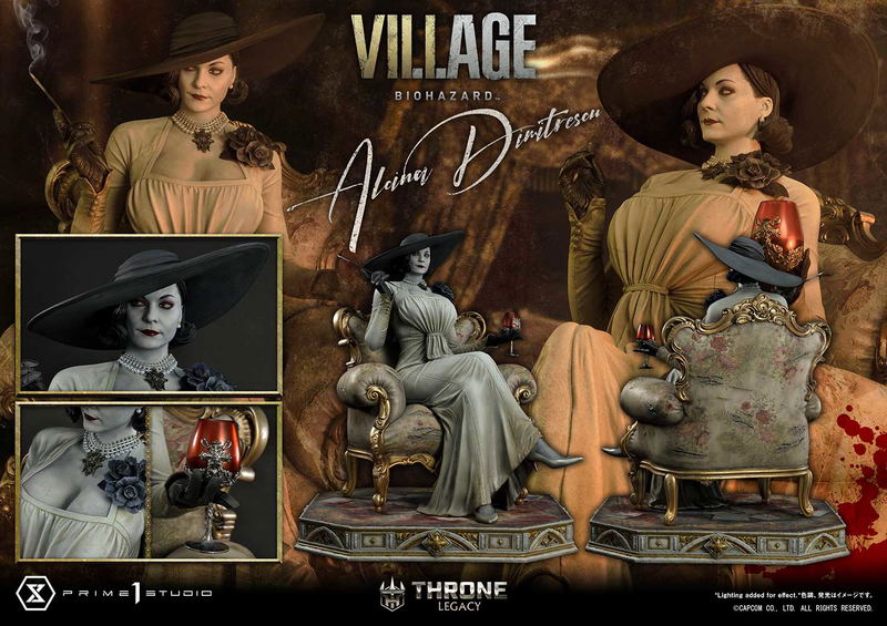 Throne Legacy Resident Evil Village 1/4 Scale Statue: Alcina Dimitrescu image 61