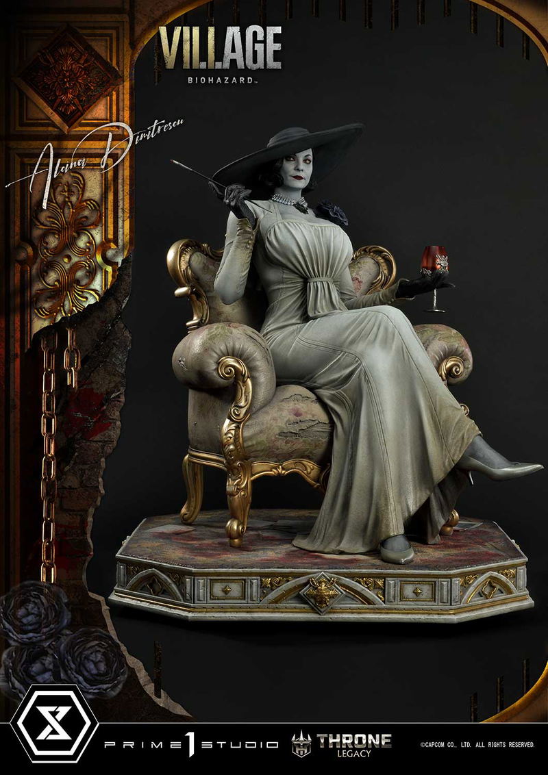 Throne Legacy Resident Evil Village 1/4 Scale Statue: Alcina Dimitrescu image 6
