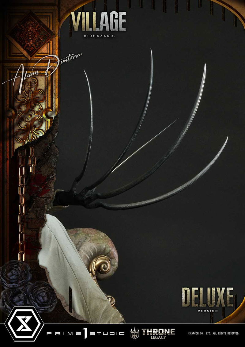 Throne Legacy Resident Evil Village 1/4 Scale Statue: Alcina Dimitrescu Deluxe Version image 15