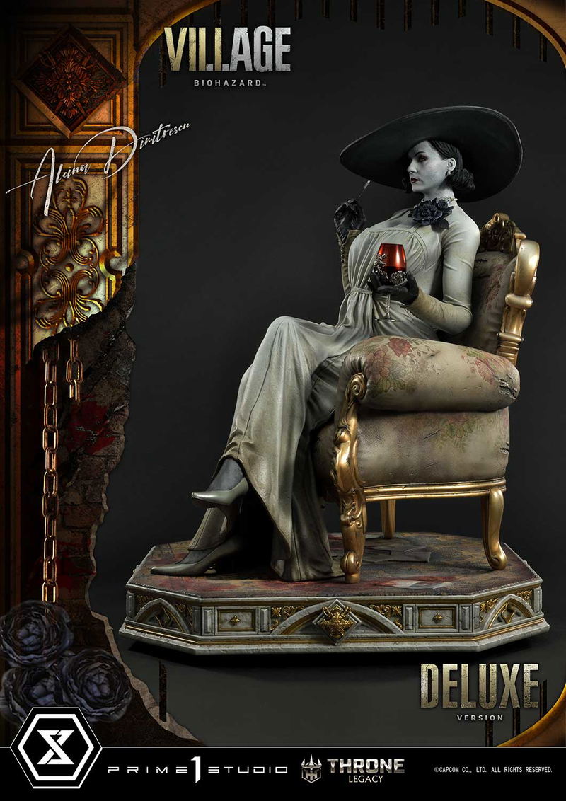 Throne Legacy Resident Evil Village 1/4 Scale Statue: Alcina Dimitrescu Deluxe Version image 19