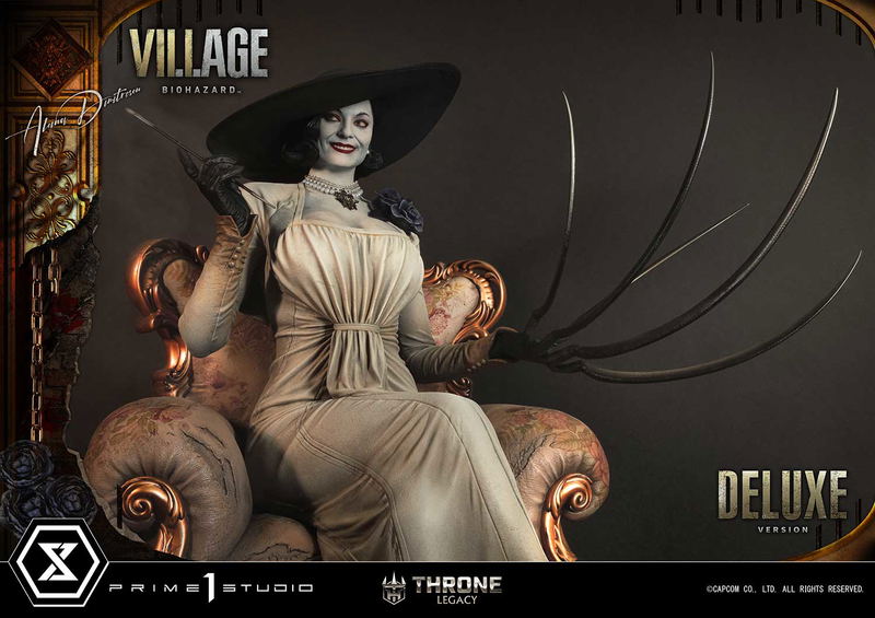 Throne Legacy Resident Evil Village 1/4 Scale Statue: Alcina Dimitrescu Deluxe Version image 20