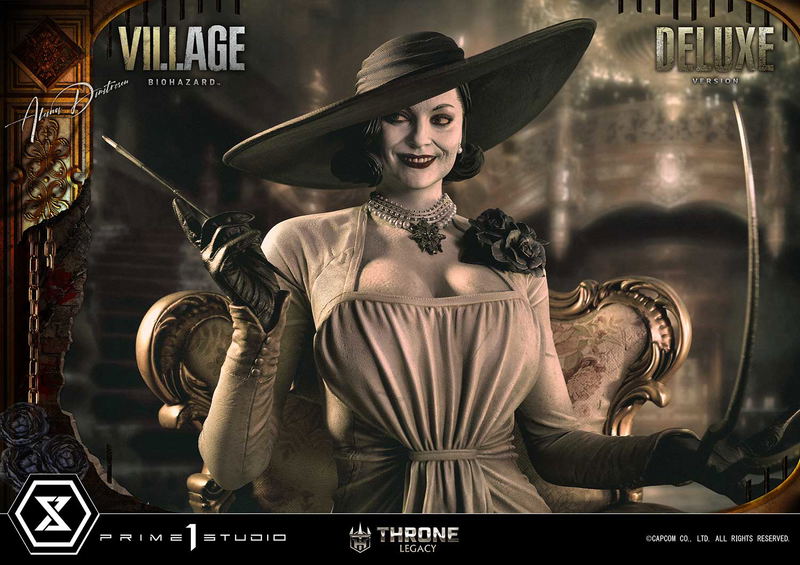 Throne Legacy Resident Evil Village 1/4 Scale Statue: Alcina Dimitrescu Deluxe Version image 21