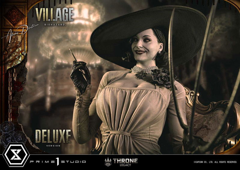 Throne Legacy Resident Evil Village 1/4 Scale Statue: Alcina Dimitrescu Deluxe Version image 22