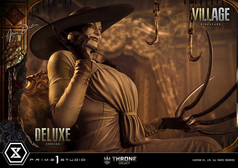 Throne Legacy Resident Evil Village 1/4 Scale Statue: Alcina Dimitrescu Deluxe Version image 23