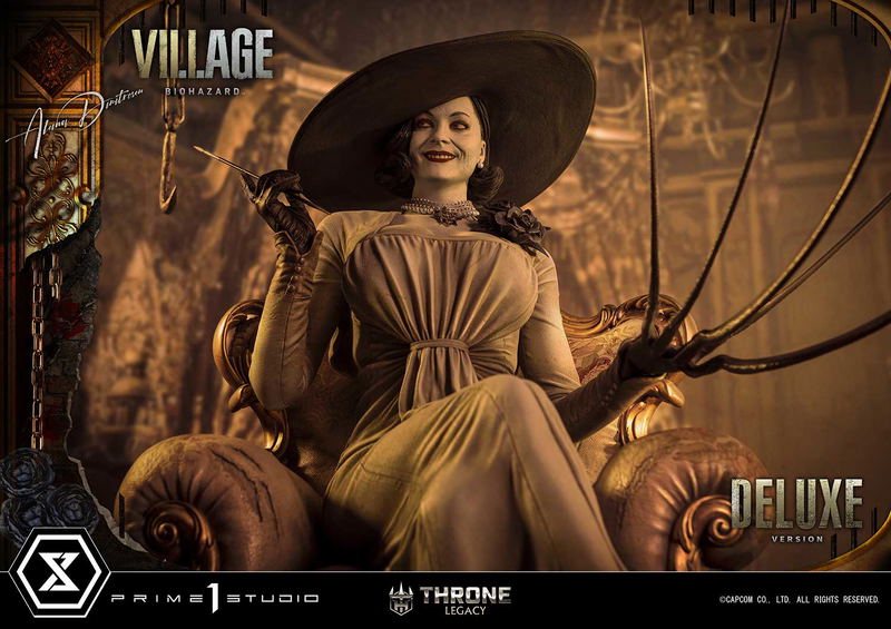 Throne Legacy Resident Evil Village 1/4 Scale Statue: Alcina Dimitrescu Deluxe Version image 24