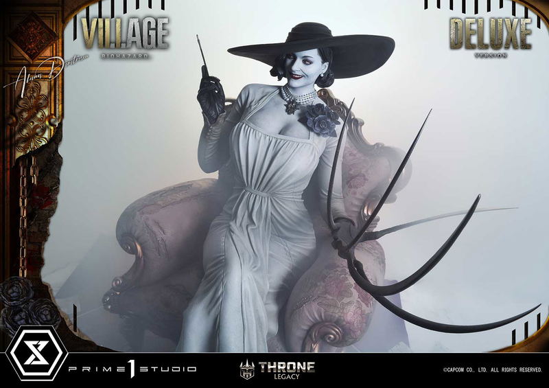 Throne Legacy Resident Evil Village 1/4 Scale Statue: Alcina Dimitrescu Deluxe Version image 27