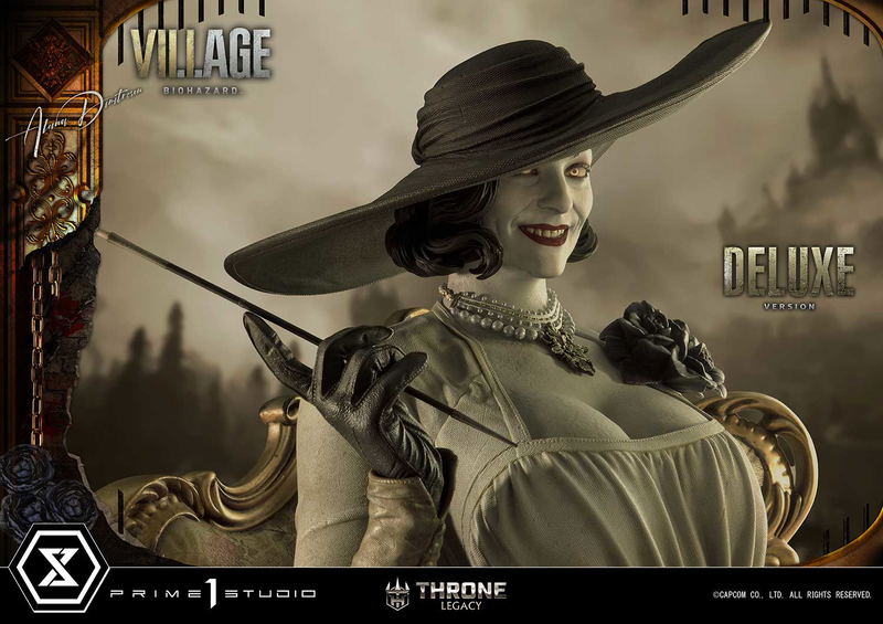 Throne Legacy Resident Evil Village 1/4 Scale Statue: Alcina Dimitrescu Deluxe Version image 28