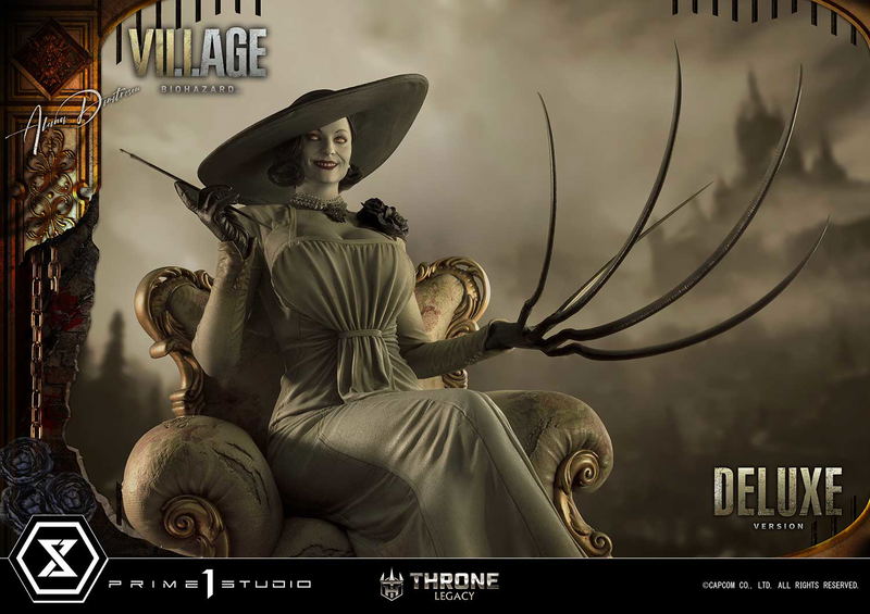 Throne Legacy Resident Evil Village 1/4 Scale Statue: Alcina Dimitrescu Deluxe Version image 29