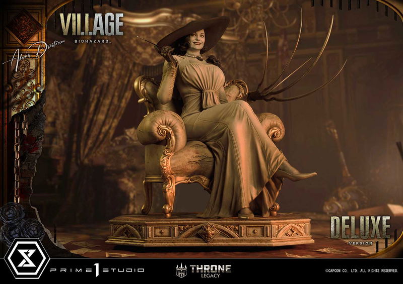 Throne Legacy Resident Evil Village 1/4 Scale Statue: Alcina Dimitrescu Deluxe Version image 30