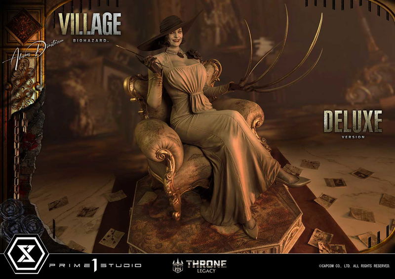 Throne Legacy Resident Evil Village 1/4 Scale Statue: Alcina Dimitrescu Deluxe Version image 31