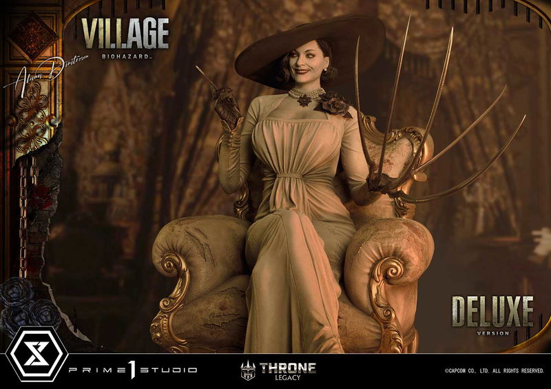 Throne Legacy Resident Evil Village 1/4 Scale Statue: Alcina Dimitrescu Deluxe Version image 32