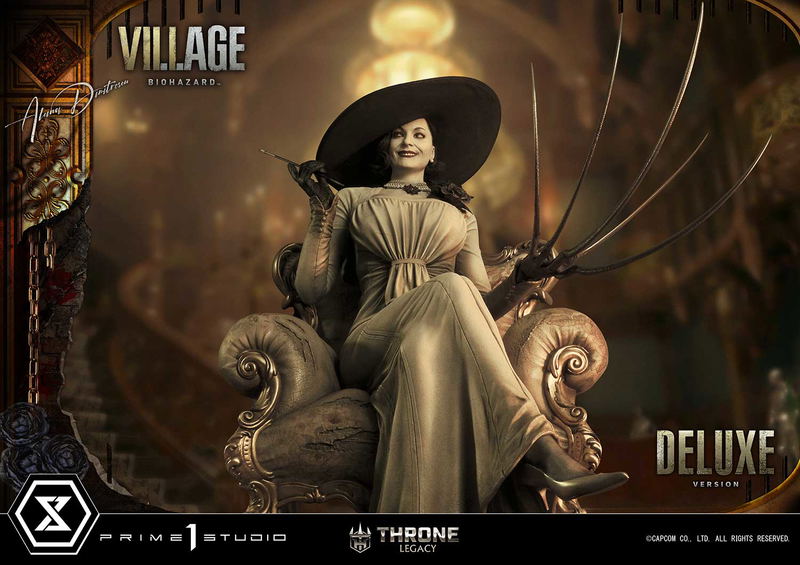 Throne Legacy Resident Evil Village 1/4 Scale Statue: Alcina Dimitrescu Deluxe Version image 34
