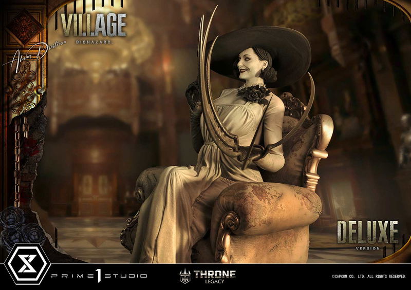 Throne Legacy Resident Evil Village 1/4 Scale Statue: Alcina Dimitrescu Deluxe Version image 35