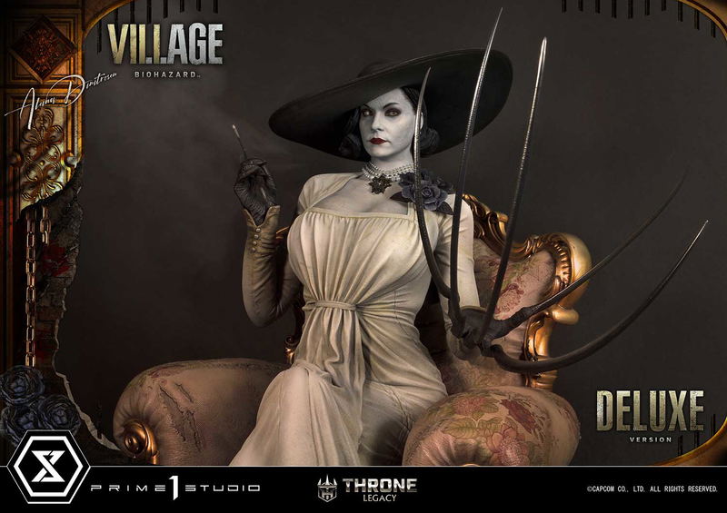 Throne Legacy Resident Evil Village 1/4 Scale Statue: Alcina Dimitrescu Deluxe Version image 36