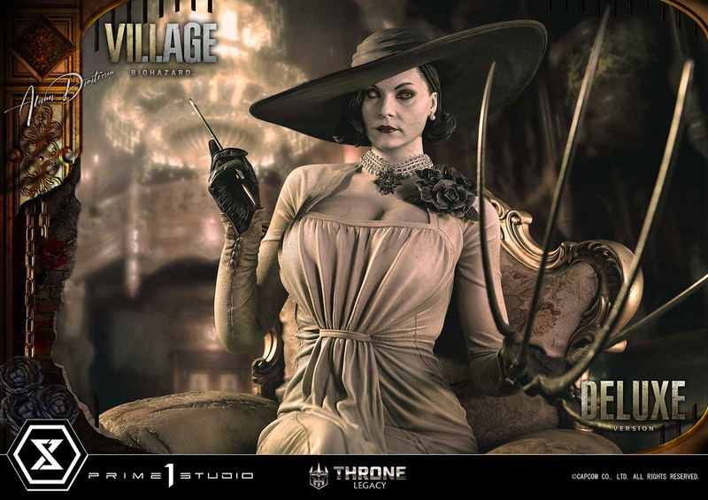 Throne Legacy Resident Evil Village 1/4 Scale Statue: Alcina Dimitrescu Deluxe Version image 38