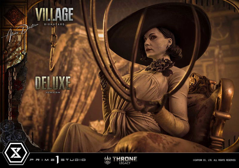 Throne Legacy Resident Evil Village 1/4 Scale Statue: Alcina Dimitrescu Deluxe Version image 39