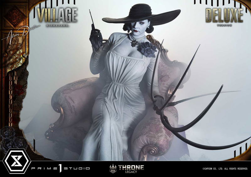 Throne Legacy Resident Evil Village 1/4 Scale Statue: Alcina Dimitrescu Deluxe Version image 42