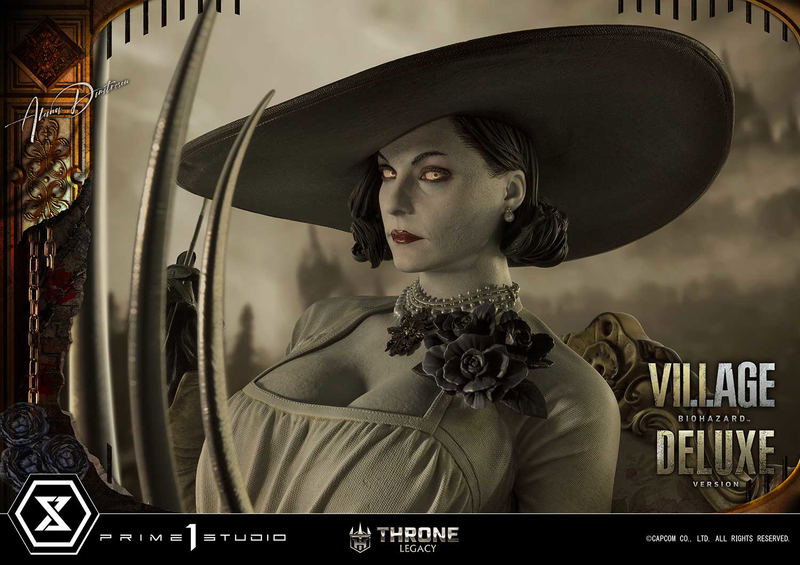 Throne Legacy Resident Evil Village 1/4 Scale Statue: Alcina Dimitrescu Deluxe Version image 43