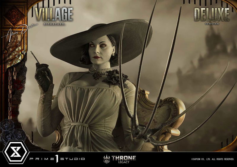 Throne Legacy Resident Evil Village 1/4 Scale Statue: Alcina Dimitrescu Deluxe Version image 44