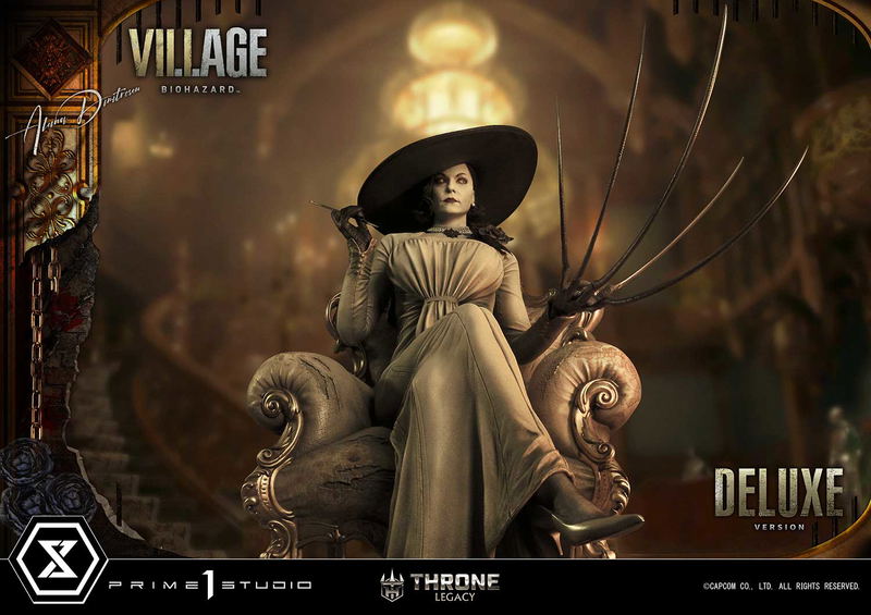 Throne Legacy Resident Evil Village 1/4 Scale Statue: Alcina Dimitrescu Deluxe Version image 47