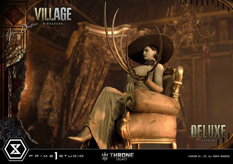 Throne Legacy Resident Evil Village 1/4 Scale Statue: Alcina Dimitrescu Deluxe Version image 50