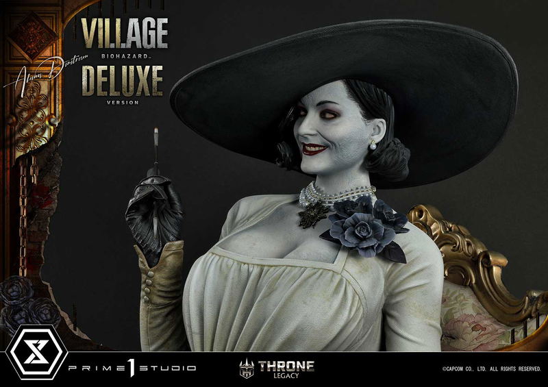 Throne Legacy Resident Evil Village 1/4 Scale Statue: Alcina Dimitrescu Deluxe Version image 52