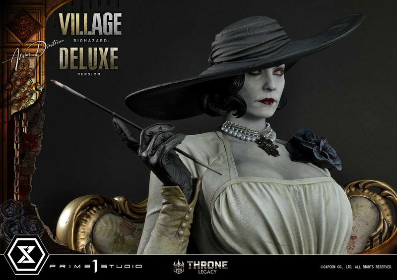 Throne Legacy Resident Evil Village 1/4 Scale Statue: Alcina Dimitrescu Deluxe Version image 54