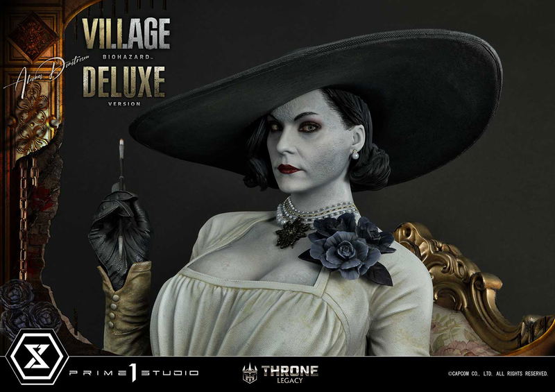 Throne Legacy Resident Evil Village 1/4 Scale Statue: Alcina Dimitrescu Deluxe Version image 55