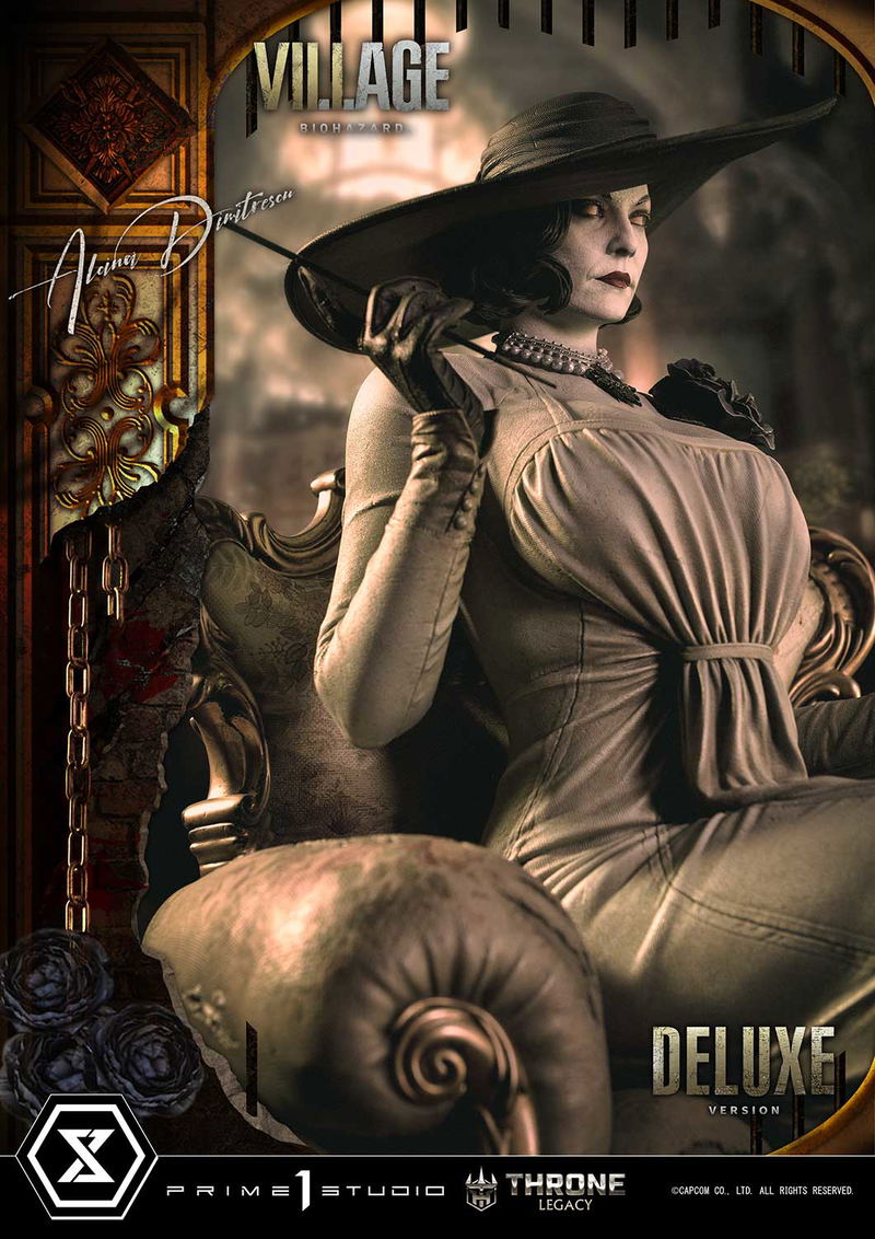 Throne Legacy Resident Evil Village 1/4 Scale Statue: Alcina Dimitrescu Deluxe Version image 5